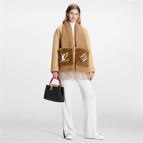 louis vuitton cosy fur scarf